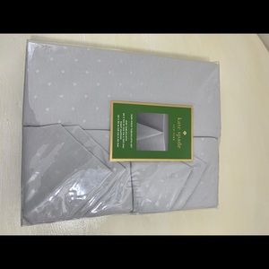 Grey Kate Spade table linens NEW